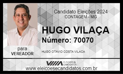 Candidato HUGO VILAÇA 2024 - CONTAGEM - Eleições