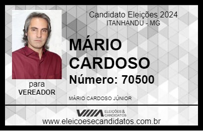 Candidato MÁRIO CARDOSO 2024 - ITANHANDU - Eleições