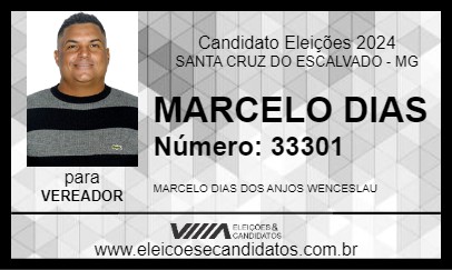 Candidato MARCELO DIAS 2024 - SANTA CRUZ DO ESCALVADO - Eleições