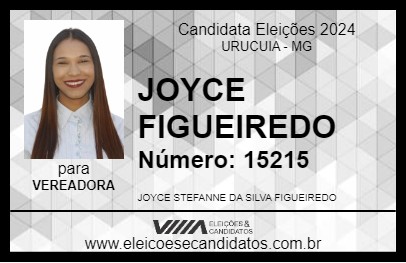 Candidato JOYCE FIGUEIREDO 2024 - URUCUIA - Eleições