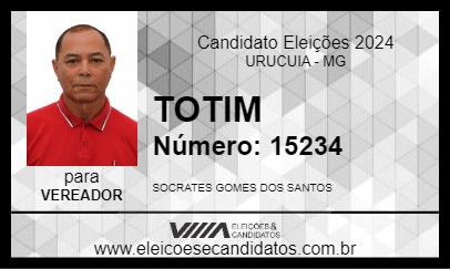 Candidato TOTIM 2024 - URUCUIA - Eleições