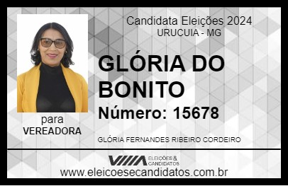 Candidato GLÓRIA DO BONITO 2024 - URUCUIA - Eleições