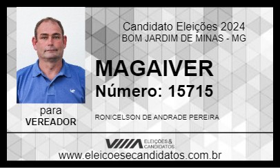 Candidato MAGAIVER 2024 - BOM JARDIM DE MINAS - Eleições