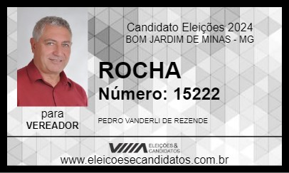 Candidato ROCHA 2024 - BOM JARDIM DE MINAS - Eleições