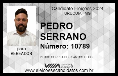 Candidato PEDRO SERRANO 2024 - URUCUIA - Eleições