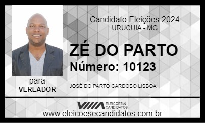 Candidato ZÉ DO PARTO 2024 - URUCUIA - Eleições