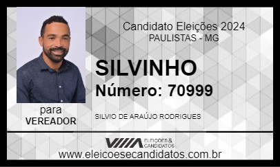 Candidato SILVINHO 2024 - PAULISTAS - Eleições