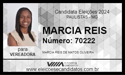 Candidato MARCIA REIS 2024 - PAULISTAS - Eleições