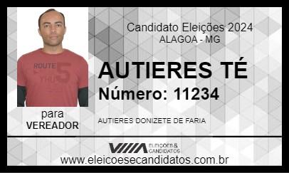 Candidato AUTIERES TÉ 2024 - ALAGOA - Eleições