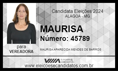 Candidato MAURISA 2024 - ALAGOA - Eleições