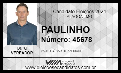 Candidato PAULINHO 2024 - ALAGOA - Eleições