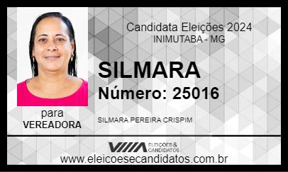 Candidato SILMARA 2024 - INIMUTABA - Eleições