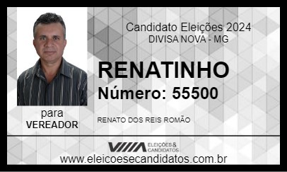 Candidato RENATINHO 2024 - DIVISA NOVA - Eleições