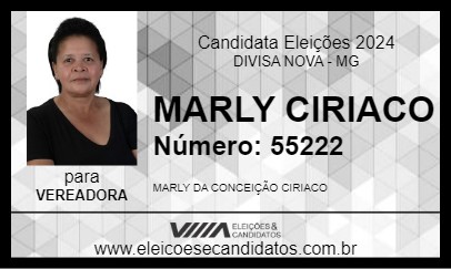 Candidato MARLY CIRIACO 2024 - DIVISA NOVA - Eleições