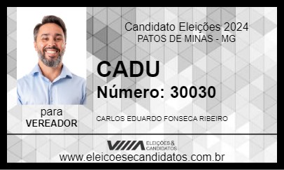 Candidato CADU 2024 - PATOS DE MINAS - Eleições