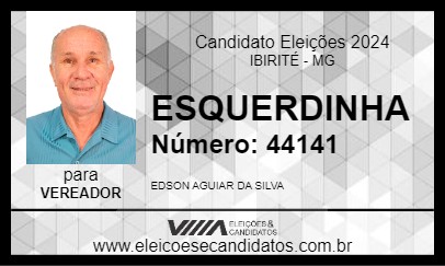 Candidato ESQUERDINHA 2024 - IBIRITÉ - Eleições