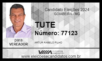 Candidato TUTE 2024 - GOIABEIRA - Eleições