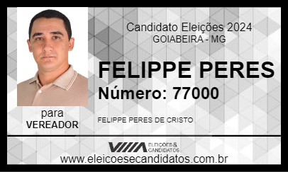 Candidato FELIPPE PERES 2024 - GOIABEIRA - Eleições