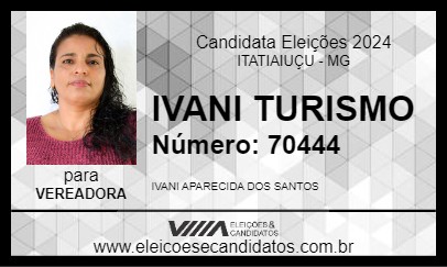 Candidato IVANI TURISMO 2024 - ITATIAIUÇU - Eleições