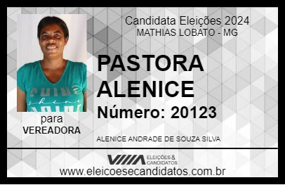 Candidato PASTORA ALENICE 2024 - MATHIAS LOBATO - Eleições