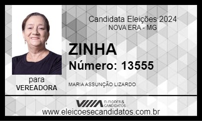 Candidato ZINHA 2024 - NOVA ERA - Eleições