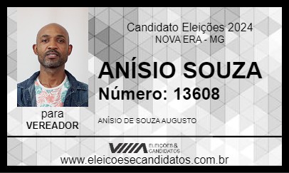 Candidato ANÍSIO SOUZA 2024 - NOVA ERA - Eleições