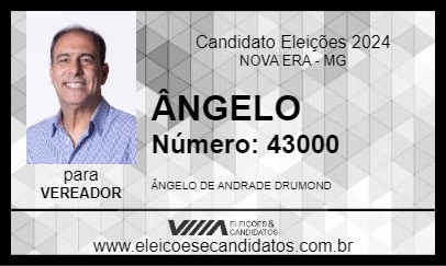 Candidato ÂNGELO 2024 - NOVA ERA - Eleições