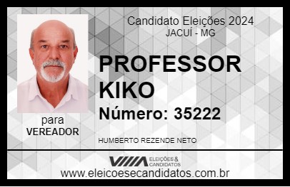 Candidato PROFESSOR KIKO 2024 - JACUÍ - Eleições