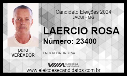 Candidato LAERCIO ROSA 2024 - JACUÍ - Eleições