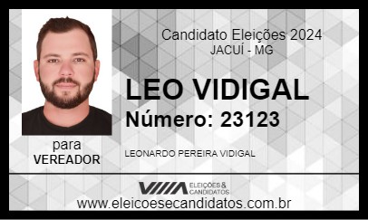 Candidato LEO VIDIGAL 2024 - JACUÍ - Eleições