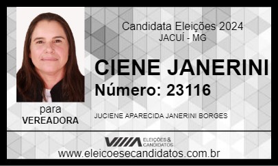 Candidato CIENE JANERINI 2024 - JACUÍ - Eleições