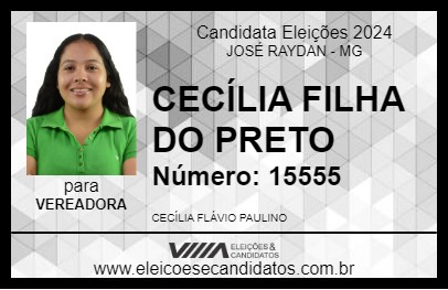 Candidato CECÍLIA FILHA DO PRETO 2024 - JOSÉ RAYDAN - Eleições