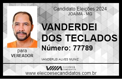 Candidato VANDERLEI DOS TECLADOS 2024 - JOAÍMA - Eleições