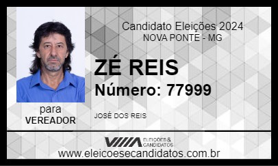 Candidato ZÉ REIS 2024 - NOVA PONTE - Eleições