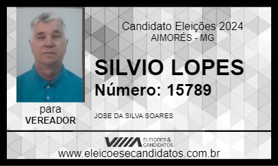 Candidato SILVIO LOPES 2024 - AIMORÉS - Eleições