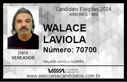 Candidato WALACE LAVIOLA 2024 - AIMORÉS - Eleições