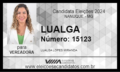 Candidato LUALGA 2024 - NANUQUE - Eleições