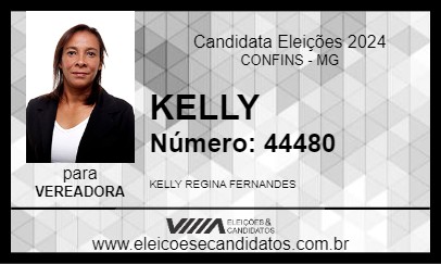 Candidato KELLY 2024 - CONFINS - Eleições