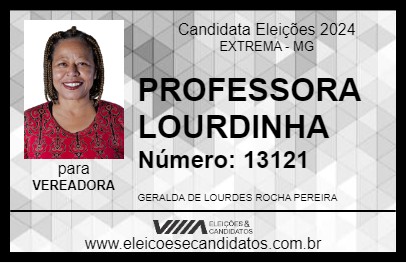 Candidato PROFESSORA LOURDINHA 2024 - EXTREMA - Eleições