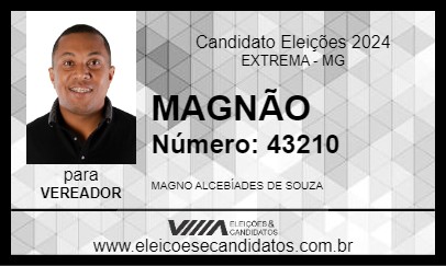 Candidato MAGNÃO 2024 - EXTREMA - Eleições