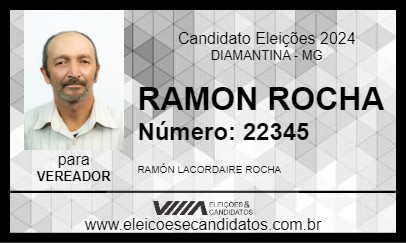 Candidato RAMON ROCHA 2024 - DIAMANTINA - Eleições