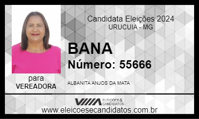 Candidato BANA 2024 - URUCUIA - Eleições