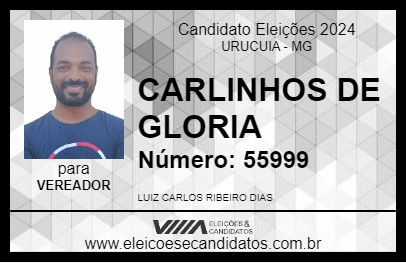 Candidato CARLINHOS DE GLORIA 2024 - URUCUIA - Eleições