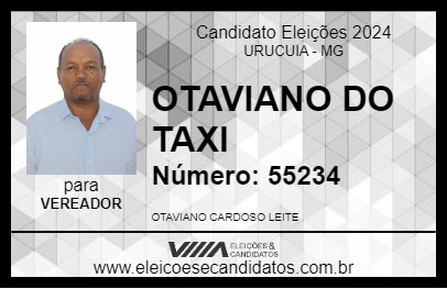 Candidato OTAVIANO DO TAXI 2024 - URUCUIA - Eleições