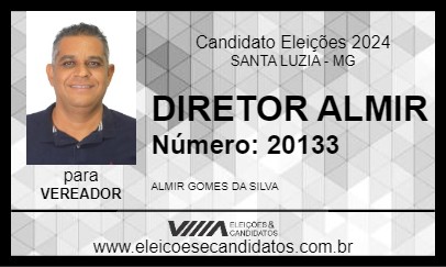 Candidato DIRETOR ALMIR 2024 - SANTA LUZIA - Eleições