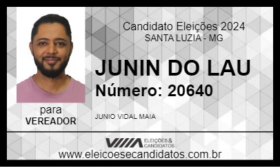 Candidato JUNIN DO LAU 2024 - SANTA LUZIA - Eleições