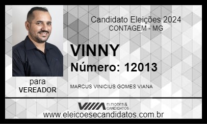 Candidato VINNY 2024 - CONTAGEM - Eleições