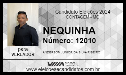 Candidato NEQUINHA 2024 - CONTAGEM - Eleições