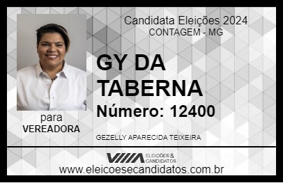 Candidato GY DA TABERNA 2024 - CONTAGEM - Eleições