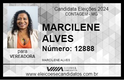 Candidato MARCILENE ALVES 2024 - CONTAGEM - Eleições